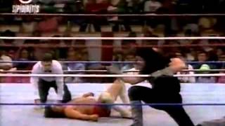 Undertaker vs Ray Williams 08071991 Wrestling Challenge [upl. by Ainocal]