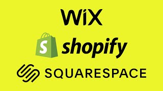 Wix vs Shopify vs Squarespace 2023 — Which is Best [upl. by Mason489]