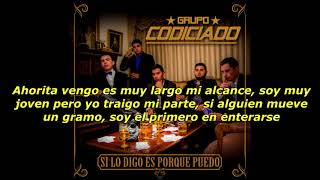 Grupo Codiciado  El Gross LETRA [upl. by Ilarin141]