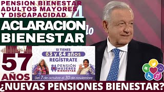 🤑ACLARACIONES DE REGISTROS APOYO BIENESTAR OCTUBRE NOVIEMBRE 60 AÑOS Y MAS AMLO PENSIONES🤔 [upl. by Dre]