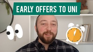 Early offersearly entry to university  offer types how to apply what to provide amp more [upl. by Latoya]