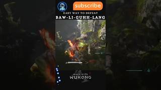 Wukong’s Unstoppable Fury Conquering BawLiGuhhLang  Black Myth Wukong viralvideo viralshorts [upl. by Aihsekel]