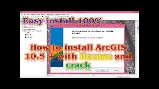 How to Install and crack ArcGis105 [upl. by Aidyn]