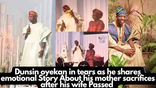 Dunsin Oyekan In Tears As He Shares Emotional Story About His Mother Sacrifice on his Birthday [upl. by Gillian121]