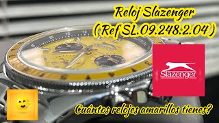 Reloj Slazenger SL09248204 un amarillo para coleccionar… 😎 [upl. by Swanhildas]