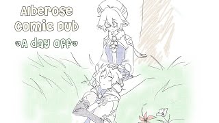 Genshin Impact Alberose Comic Dub  quotA Day Offquot [upl. by Aihsatsan]