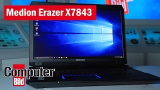 Medion Erazer X7843 HighendGamingNotebook im Test [upl. by Omari986]