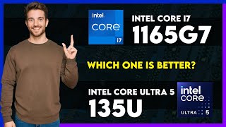 Intel Core i7 1165G7 vs Intel Core Ultra 5 135U Comparison [upl. by Noryb]