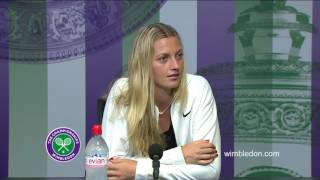 Petra Kvitova second round press conference [upl. by Adest48]