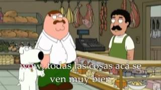 Peter hablando en italiano  subtitulado  Family Guy [upl. by Shirah]