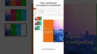 Tips Text Reveal Animation in PowerPoint [upl. by Leelahk953]