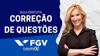 Português  FGV  Questões por Assunto  Profª Flávia Rita [upl. by Levesque]