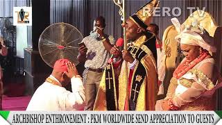 ENTHRONEMENT  ARCHBISHOP GODDAY IBOYI OVERFLOW SENDS APPRECIATION TO INVITED GUESTS [upl. by Lohner]