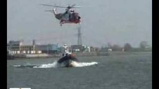 KNRM Hoek van Holland heli demo Coastguard Oscar Charlie [upl. by Wedurn803]