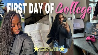 VLOG FIRST DAY OF COLLEGE🎀 DANS UNE UNIVERSITÉ AMÉRICAINE [upl. by Ynot]