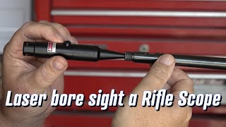 Laser Bore sight a Rifle Scope [upl. by Odnalref]