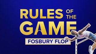 Rules of the Game The Fosbury Flop High Jump [upl. by Llirret253]