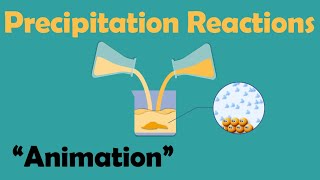 PRECIPITATION REACTIONS  Chemistry Animation [upl. by Anrym]