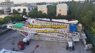 All Wheel Travel Shiploader for High Efficiently Bulk Material Loadng [upl. by Eedissac]