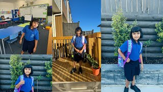 Aarya’s 1st day of School in Papatoetoe North School in New Zealand 😘😘 [upl. by Rosenberg103]