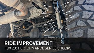 Fox 20 Performance Series Shocks  Improved Ride Quality [upl. by Dream]