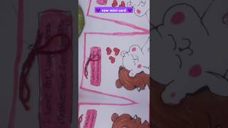 Customise cute mini card 😱😱 please subscribe short  video viral video [upl. by Dilly43]