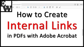 How to Create Internal Links in PDFs with Adobe Acrobat [upl. by Jannel]