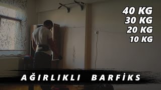 100 TEKRARLI AĞIRLIKLI BARFİKS CHALLENGE [upl. by Whitnell]