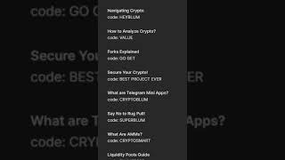 Blum All codes Navigating Analyze Secure Your Crypto Telegram App Code [upl. by Lenore]