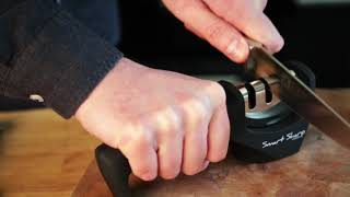 Smart Sharp Kitchen Knife Sharpener by Lantana  Quick Start Instructions [upl. by Acquah]