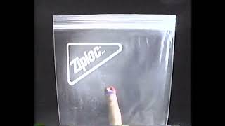 Ziploc Finger quotMany Usesquot Commercial 1995 [upl. by Ennaeed394]