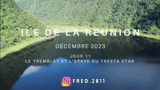 Ile de la Réunion Décembre 2023 Jour 11 Plage du Tremblet et Epave du TRESTA STAR [upl. by Oicnedurp]