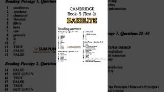 C5 T2 BAKELITE IELTS Reading answer  SUMPUN IELTS PHAGWARA [upl. by Kerr]