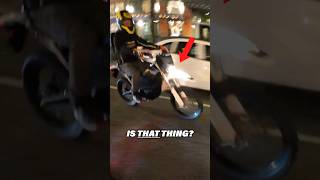 Electric dirt bike vs overconfident rider 😳 surron bikelife [upl. by Eckblad]