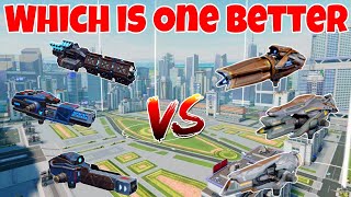 WR🔥 Nucleon Atomizer Quarker VS Subduer Damper Tamer Weapon Comparison WAR ROBOTS [upl. by Giffer]