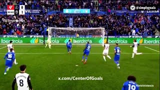 Arambarri amp Barrenechea Goal  Getafe Vs Valencia 11 All Goals Results amp Extended Highlights 20 [upl. by Aisayt]