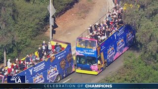 Dodgers World Series championship parade [upl. by Esetal]