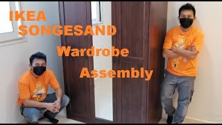 IKEA SONGESAND Wardrobe Assembly [upl. by Pettifer149]