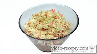 Dietní salát Coleslaw  videorecept [upl. by Nylatsyrc300]