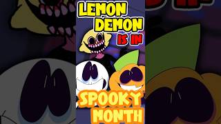 LEMON DEMON MONSTER IS IN SPOOKY MONTH like spookymonth skidandpump shorts [upl. by Burrton]