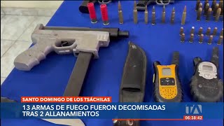 La Policía incautó armas de fuego en dos domicilios de Santo Domingo [upl. by Lovash306]