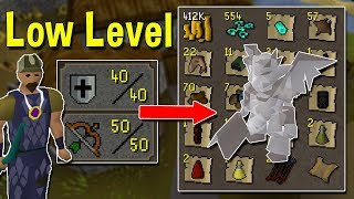 Testing Out A Low Level Revenant Killing Account How Good is A Combat 45 Range Pure OSRS [upl. by Anuat]