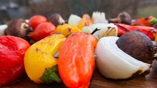 Veggie Kabobs Recipe [upl. by Vyky]