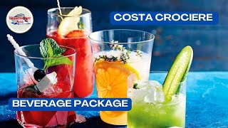 Costa Cruise  Beverage Packages and Beverage Prices  Full Beverage Menu [upl. by Refiffej490]