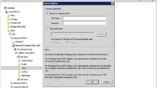 How to Restore an Exchange Object in Arcserve D2D r16 [upl. by Valene]