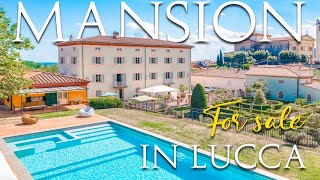 MAJESTIC LUXURY VILLA WITH PARK FOR SALE IN LUCCA TUSCANY  ROMOLINI [upl. by Trojan]