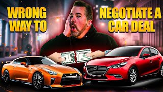 How NOT to Negotiate a Car Deal Mistakes Kevin Hunter the Homework Guy [upl. by Julianna501]