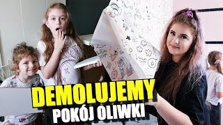 DEMOLUJEMY POKÓJ OLIWKI 💜 ZACZYNAMY REMONT 💜 VLOG DARLIVKA [upl. by Lirbaj]