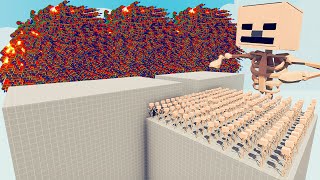 200x MINECRAFT SKELETON  1x GIANT vs EVERY GOD  Totally Accurate Battle Simulator TABS [upl. by Wetzel]