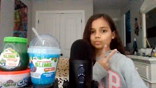 Slime ASMR Slime On The Mic Crunchy Slime [upl. by Bobbi]